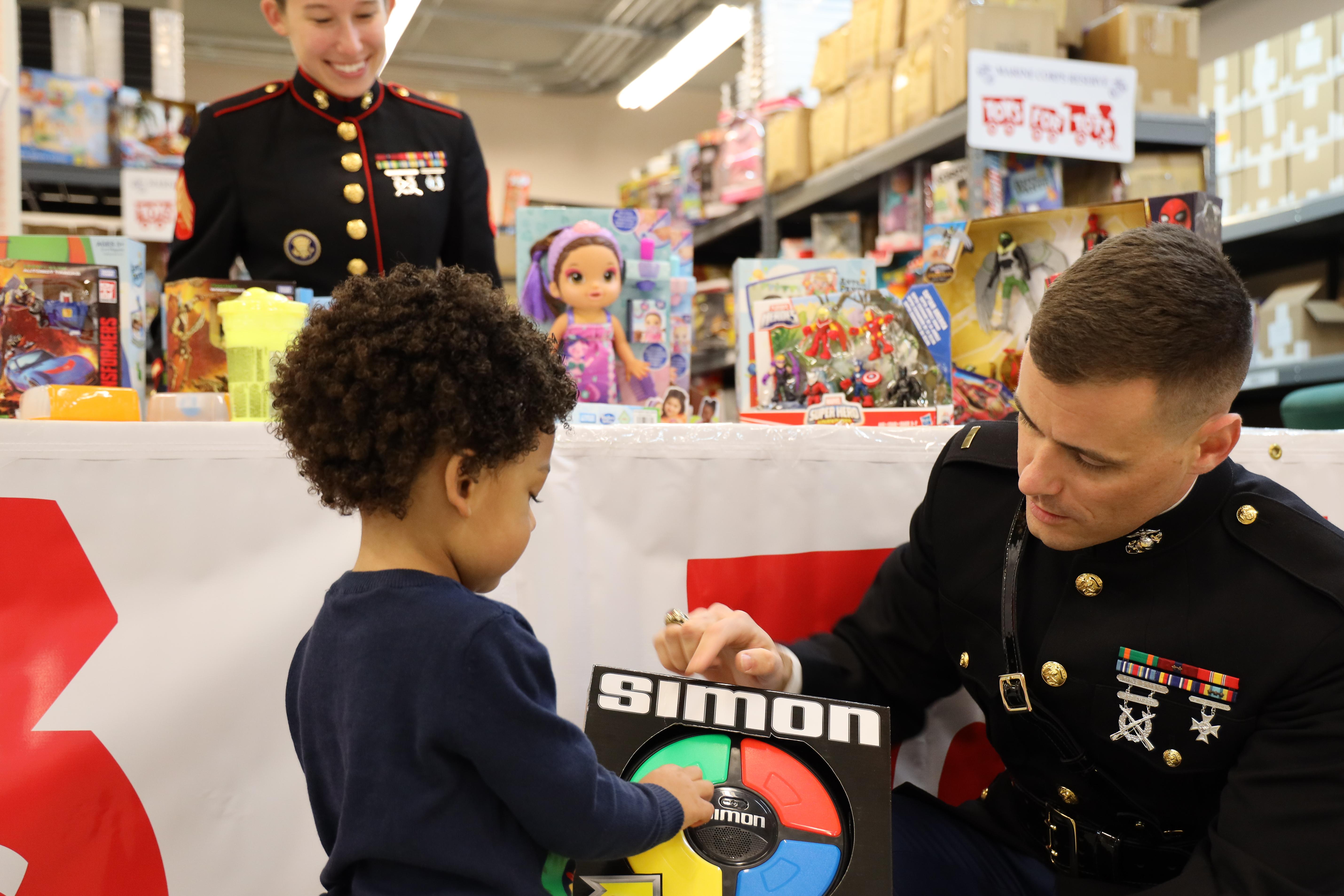No Child is Forgotten By Marine Toys for Tots
